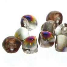 Load image into Gallery viewer, Czech Mini Mushroom Beads 5x6mm Crystal Sliperit Qty:25 *D*
