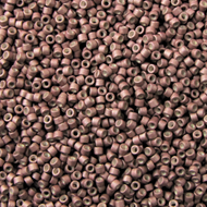 Miyuki Delica 11/0 1166 (DB) Pink Blush Galvanized Matte Qty:5g Tube
