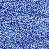 Miyuki Delica 11/0 1597 (DB) Cyan Blue Opaque Matte AB Qty:5g Tube