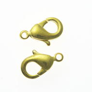 Hamilton Gold Matte Lobster Clasps 12mm Quantity:10