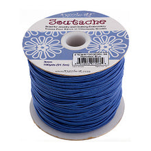 Load image into Gallery viewer, Soutache Cord Nylon Mykonos Blue Qty: 1 yd

