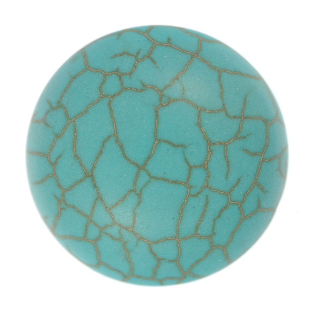 Cabochon Turquoise Round 25mm Qty:1