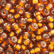 Miyuki Rocailles 11/0 0005 Topaz Transparent Silver Lined Qty:10g Tube