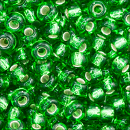 Miyuki Rocailles 11/0 0016 Green Transparent Silver Lined Qty:10g Tube