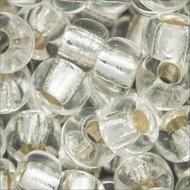 Miyuki Rocailles 6/0 0131S Crystal Transparent Silver Lined