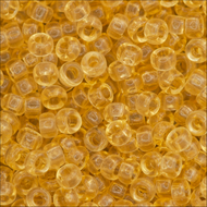 Miyuki Rocailles 15/0 0132 Light Topaz Transparent Qty:10g Tube