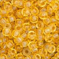 Miyuki Rocailles 11/0 0132 Light Topaz Transparent Qty:10g Tube