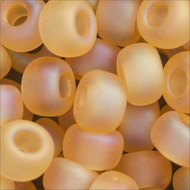 Miyuki Rocailles 6/0 0132FR Light Topaz Transparent Matte AB