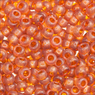 Miyuki Rocailles 15/0 0134 Dark Golden Brown Transparent Qty:10g Tube