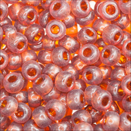 Miyuki Rocailles 11/0 0134D Dark Topaz Transparent Qty:10g Tube