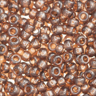 Miyuki Rocailles 15/0 0135 Dark Brown Transparent Qty:10g Tube