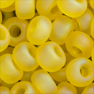 Miyuki Rocailles 6/0 0136FR Yellow Transparent Matte AB