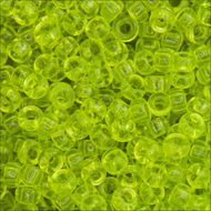 Miyuki Rocailles 15/0 0143 Chartreuse Transparent Qty:10g Tube