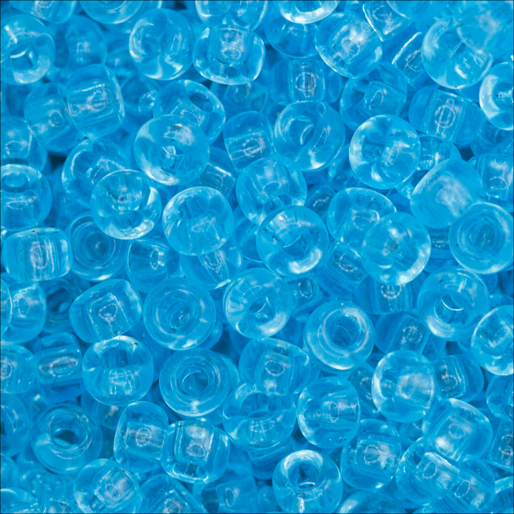 Miyuki Rocailles 11/0 0148 Light Blue Transparent Qty:10g Tube