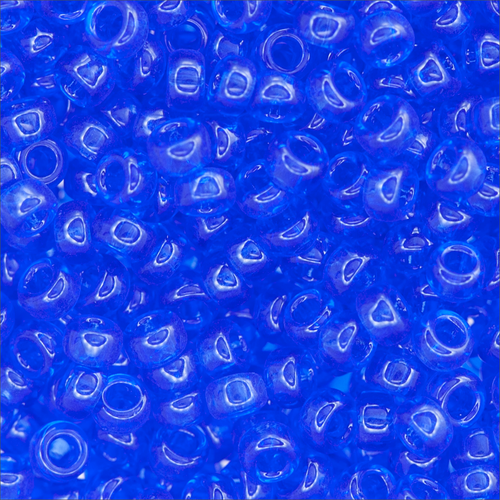 Miyuki Rocailles 15/0 0151 Cobalt Blue Transparent Qty:10g Tube