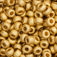 Miyuki Rocailles 11/0 0191F 24K Gold Plated Matte Qty:5g Tube