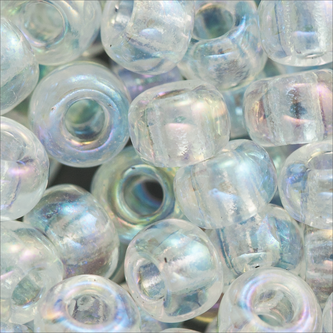 Miyuki Rocailles 6/0 0250 Crystal Transparent AB Qty:10g Tube