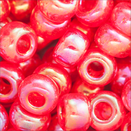 Miyuki Rocailles 6/0 0254 Dark Red Transparent AB