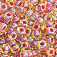 Miyuki Rocailles 11/0 0336 Peridot/Wine Color Lined Luster Qty:10g Tube