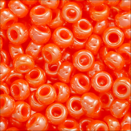 Miyuki Rocailles 11/0 0423 Light Orange Opaque Luster Qty:10g Tube