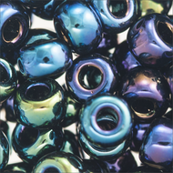 Miyuki Rocailles 6/0 0452 Dark Blue Metallic Iris