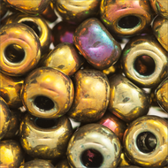 Miyuki Rocailles 6/0 0462 Gold Iris