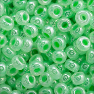Miyuki Rocailles 11/0 0520 Mint Green Ceylon Qty:10g Tube