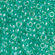Miyuki Rocailles 11/0 0536 Aqua Green Ceylon Qty:10g Tube