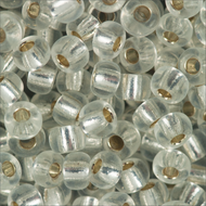 Miyuki Rocailles 8/0 0001 Crystal Transparent Silver Lined