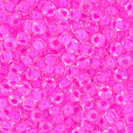 Miyuki Rocailles 11/0 4302 Luminous Hot Magenta Qty:10g Tube