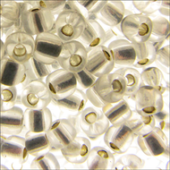 Miyuki Triangles 10/0 1101 Crystal Transparent Silver Lined Qty:10g