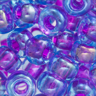 Miyuki Rocailles 6/0 1141 Blue/Purple Color Lined
