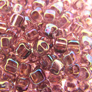 Miyuki Triangles 10/0 1156 Lilac Transparent AB Qty:10g