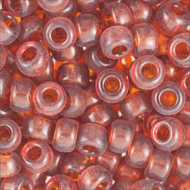 Miyuki Rocailles 8/0 0134 Dark Topaz Transparent 