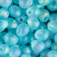 Miyuki Drops 0148FR Aqua Transparent Matte AB