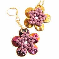 'Constellation' Earrings in Cosmic Vega by Jana Bukovska for Preciosa