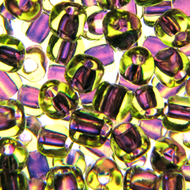 Miyuki Triangles 10/0 1814 Lemon/Amethyst Color Lined Qty:10g