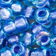 Miyuki Rocailles 6/0 1827 Blue/Purple Color Lined