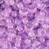 Miyuki Rocailles 8/0 0222 Crystal/Orchid Color Lined 