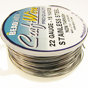 Craft Wire 22 Gauge Stainless Steel Qty:15 yds