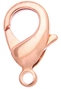 Bright Copper Plated Lobster Clasps-12mm Quantity:10