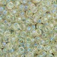 Miyuki Rocailles 15/0 2442 Crystal Ivory Gold Luster Qty:10g Tube