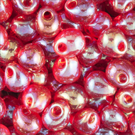 Miyuki Drops 0254 Red Transparent AB
