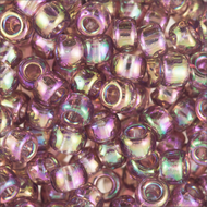 Miyuki Rocailles 8/0 0256 Light Amethyst Transparent AB 
