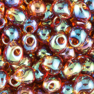 Miyuki Drops 0257 Topaz Transparent AB 