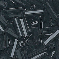 Czech Bugles 25mm Black Opaque Qty:40