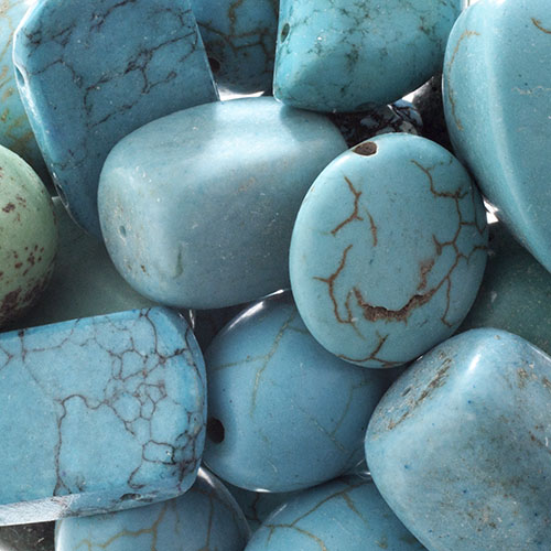 'Earth's Jewels' Turquoise Magnesite Dyed Qty: 100g