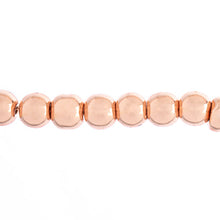 Load image into Gallery viewer, Metallized Glass Beads Copper 4mm Qty: 24&quot; Strand
