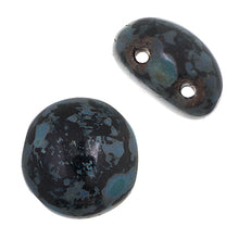 Load image into Gallery viewer, Czech Candy Beads 8mm Black Travertine Opaque Qty:22 Beads
