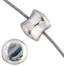 Load image into Gallery viewer, Czech Pellet Beads 4x6mm Crystal Labrador Transparent Full-Coat Qty:44 Strung
